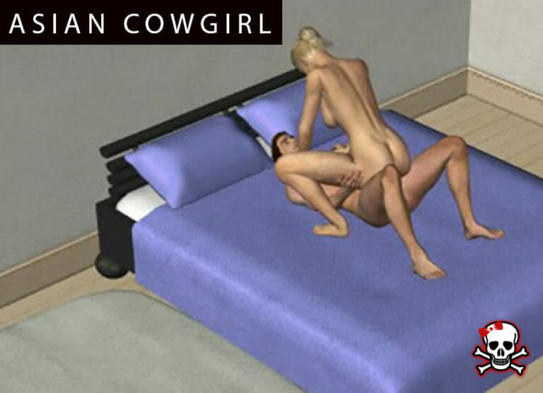 Asian Cowgirl Sex Position.