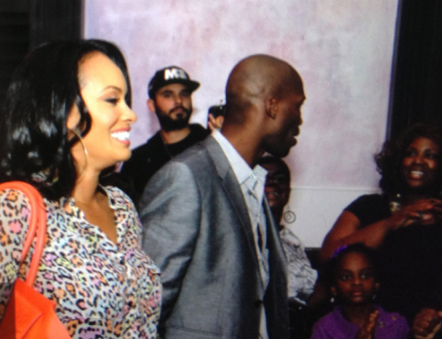 Chad Johnson and Evelyn Lozada