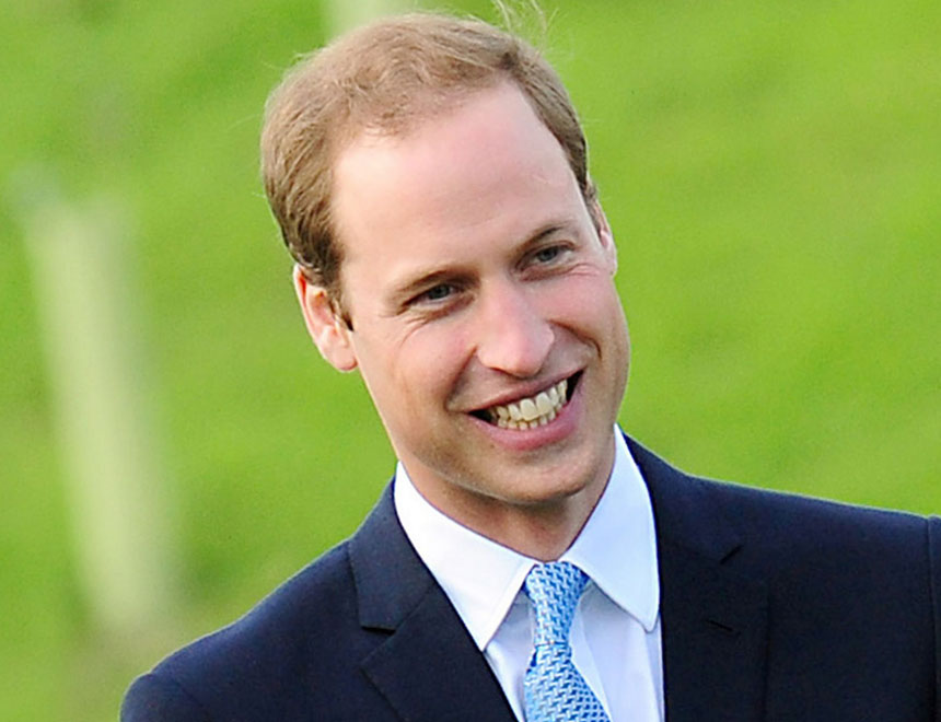 Prince William's Little Prince Caught On Camera